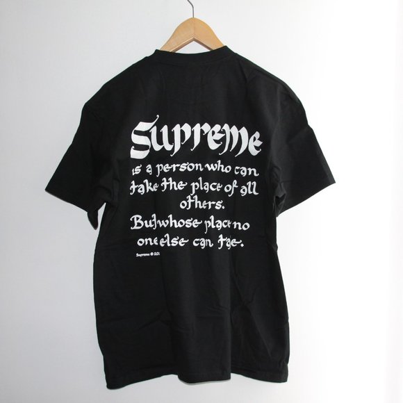 SUPREME Person Tee Black SS22 - Picture 2 of 7